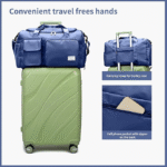 Fashionable Large Capacity Travel & Gym Bag Blue - Image 5