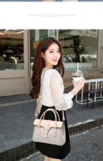 Newest High Quality MK Design American Bag Luxury Women's Handbags(khaki) - Image 4