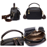 New Sac a Main Women Handbag soft small Shoulder Pu Leather Tote Hand Bags for Ladies(coffee) - Image 5