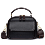 New Sac a Main Women Handbag soft small Shoulder Pu Leather Tote Hand Bags for Ladies(Black)