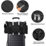 Fashionable Large Capacity Travel & Gym Bag Black - Image 2
