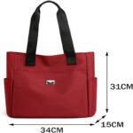 Fashion Shopping Bag ( maroon color ) - Image 3
