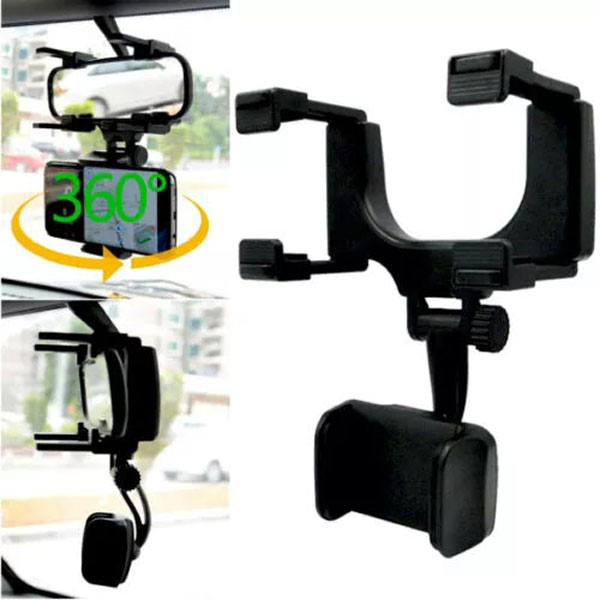 360 degree rearview Car phone holder