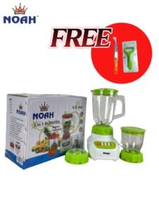 Noah 3 in 1 Blender (Model: N/B 888) – 1.5 Ltr Jar + Free Gift 🎁