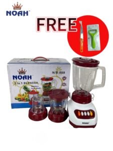 Noah 3 in 1 Blender (Model: N/B 888) – 1.5 Ltr Jar + Free Gift 🎁 - Image 2