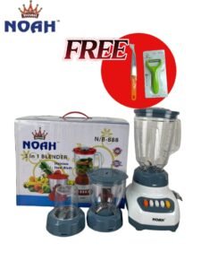 Noah 3 in 1 Blender (Model: N/B 888) – 1.5 Ltr Jar + Free Gift 🎁 - Image 3