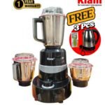 Kiam Turbo Mix 1200W (3-Jar Mixer Grinder)
