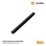 Xiaomi 2.0ch Announces Soundbar 30W with Bluetooth v5.3- Black