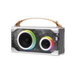 FONENG M2 (15w) Colorful Light Bluetooth Portable Speaker- Gray