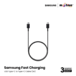Samsung Fast Charging USB Type-C to Type-C Cable(3A) - Black