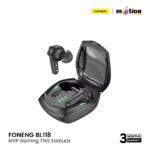 FONENG BL118 MVP Gaming TWS Earbuds with Stereo Sound Music- Black