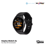 Haylou 4S 1.43" AMOLED Display With 1ATM Waterproof BT Calling Smart Watch- Silver