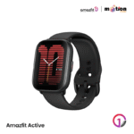 Amazfit ACTIVE 1.75" HD AMOLED Smart Watch with 5 ATM & GPS (5 Satellite) - Midnight Black