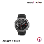 Amazfit T-Rex 3 1.5" Amoled Display GPS with AI voice control Rugged Smartwatch- Black