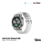 HAYLOU R8 1.43inch AMOLED Bluetooth Calling Smart Watch- Black
