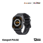 Kospet PULSE 1.96" AMOLED With IP68 BT Calling Smart Watch- Graphite Grey