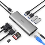 WiWU Alpha A11 in 1 USB Type C HUB – Gray - Image 2