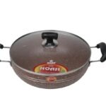NOAH Nonstick Kadhai / Karai Glass Lid (IB) 30.5CM