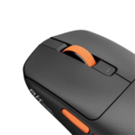 Royal Kludge M30 Tri-Mode Wireless Gaming Mouse – Black Orange - Image 3