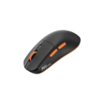 Royal Kludge M30 Tri-Mode Wireless Gaming Mouse – Black Orange - Image 2