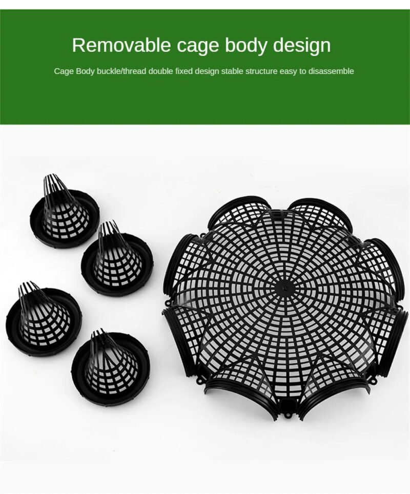 Fishing Cage Basket Plastic- (10 Pcs) - Image 2