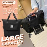 3 In 1 Large Capacity Foldable Travel Bag (black) - Image 2