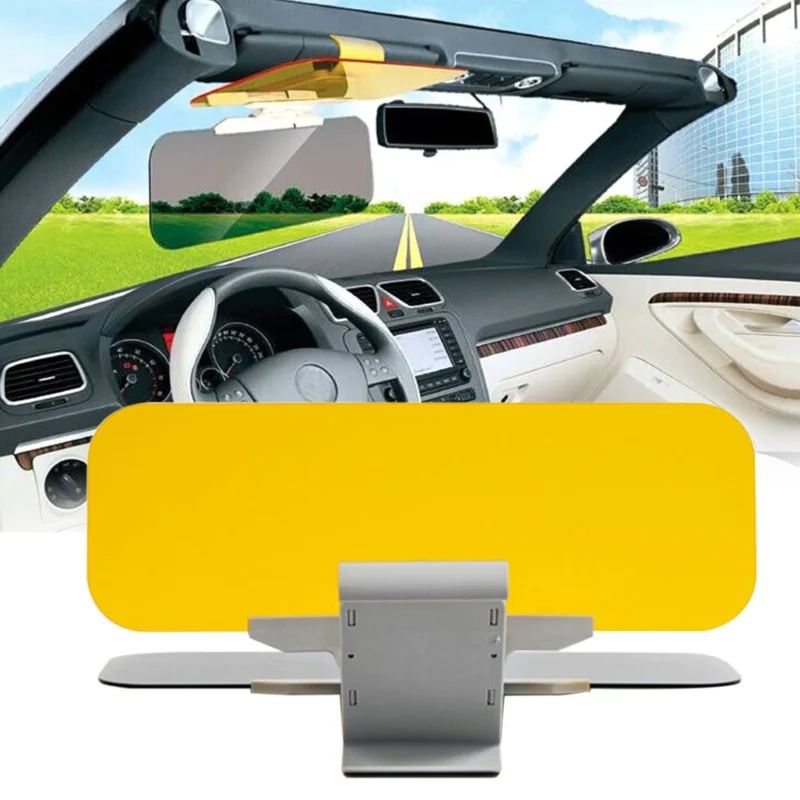 2 In 1 Car Anti Glare Day And Night Sun visor Mirrors - Image 2