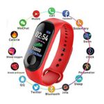 M3 ফিটনেস ব্যান্ড ওয়াচ(Red) - Image 2