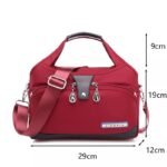 ( Red colour ) Large Capacity Waterproof Anti-theft Fashion