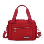 Luxury Bag Waterproof Nylon Shoulder Ladies Travel Crossbody ( Red Color)