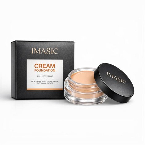 Imagic Full Coverage Cream Foundation - 140 Fair - Image 1