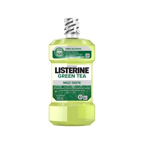 Listerine Green Tea Mild Taste Mouthwash 250ml - Image 1