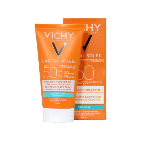 Vichy Capital Soleil Dry Touch Face Fluid SPF50 50ml - Image 1