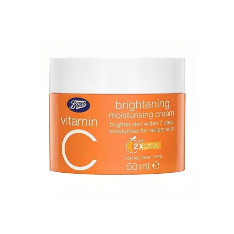 Boots Vitamin C Brightening Moisturising Cream 50 ml - Image 1