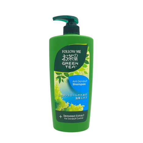 Follow Me Green Tea Anti-Dandruff Seaweed Extract Shampoo 650ml - Image 1