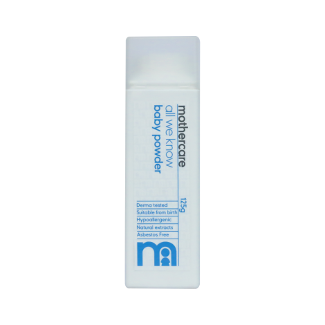 Mothercare All We Know Baby Powder 125g - Image 1
