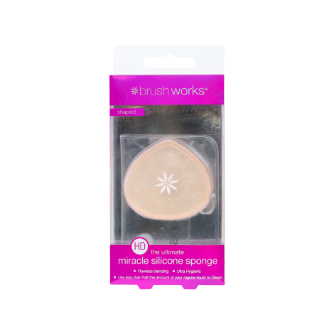 Brushworks HD Miracle Silicone Shaped Sponge - Image 1