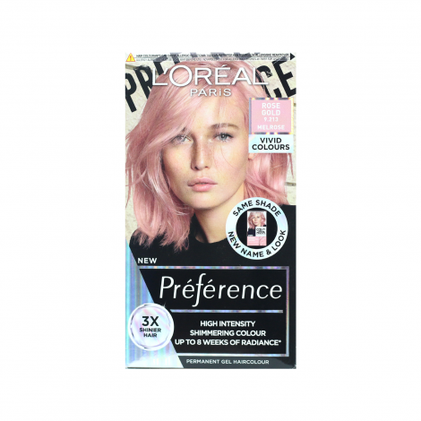 Loreal Hair Color Preference - 9.213 Rose Gold - Image 1