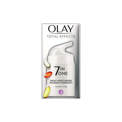 Olay Total Effects 7 in One Night Moisturiser Nourish Overnight 37ml - Image 1