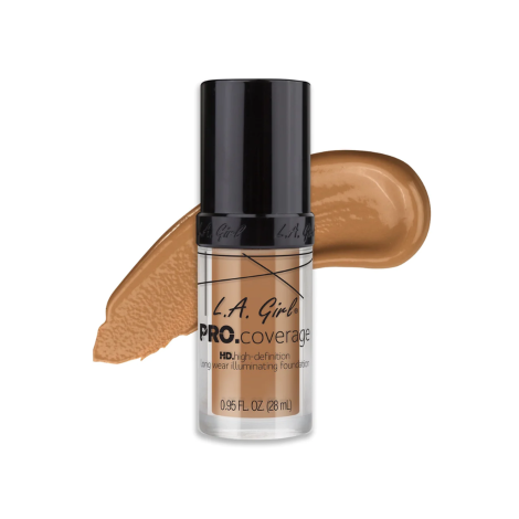 L.A Girl Pro Coverage Illuminating Foundation - Beige - Image 1