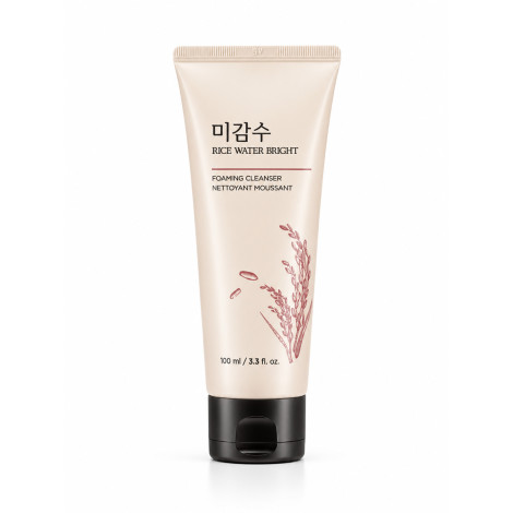 The Face Shop Rice Water Bright Foaming Cleanser 100ml - Image 1