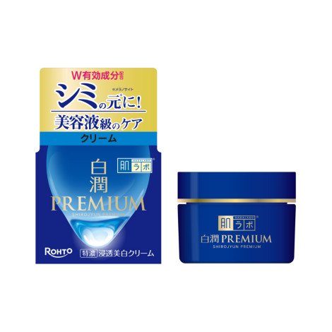 Rohto HadaLabo Shirojyun Premium Brightening Cream 50g - Image 1