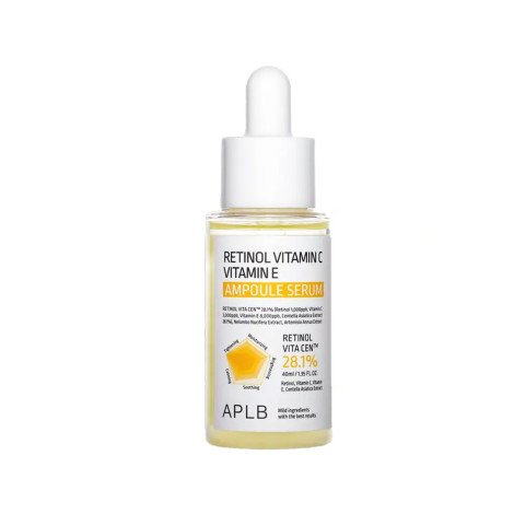 APLB Retinol Vitamin C Vitamin E Ampoule Serum 40ml - Image 1