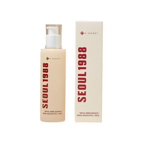 K-Secret Seoul 1988 Essence Snail Mucin 97% + Rice 100ml - Image 1