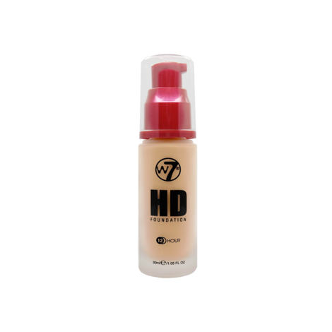 W7 12 Hour HD Foundation - Crème Brulé - Image 1