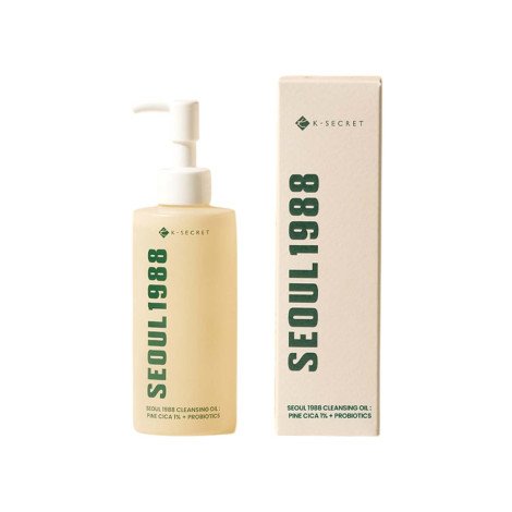 K-Secret Pine Cica 1% + Probiotics Seoul 1988 Cleansing Oil 200ml - Image 1