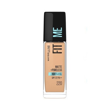 Maybelline Fit Me Matte Poreless 16H Oil Control Foundation- 220 - Image 1