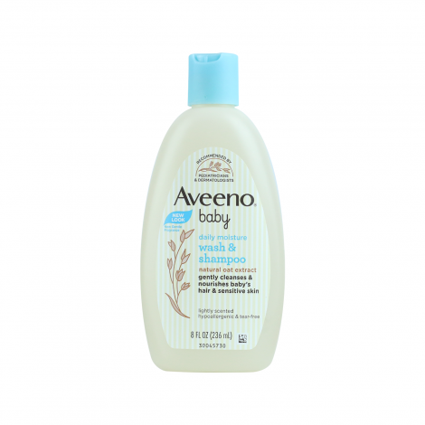 Aveeno Baby Wash & Shampoo Lightly Scented 236ml - Image 1