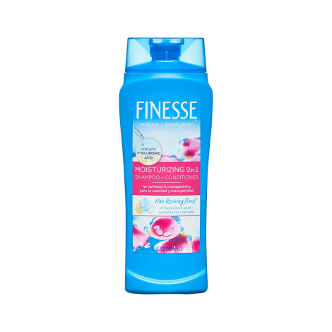 Finesse Restore + Strengthen Moisturizing 2in1 Shampoo + Conditioner 384ml - Image 1