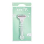Gillette Venus Smooth Sensitive Women's Shaver with 2 Razor Blades